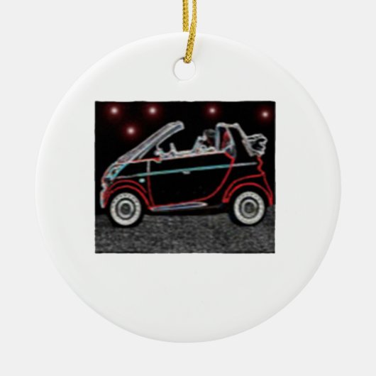 Intelligentes Auto Keramik Ornament (Vorne)