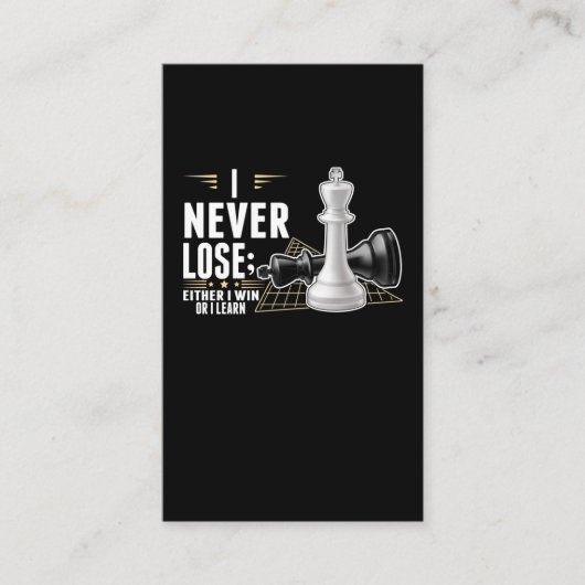 Intelligentes Brettspiel für Smart Chess Player Visitenkarte (Vorderseite)