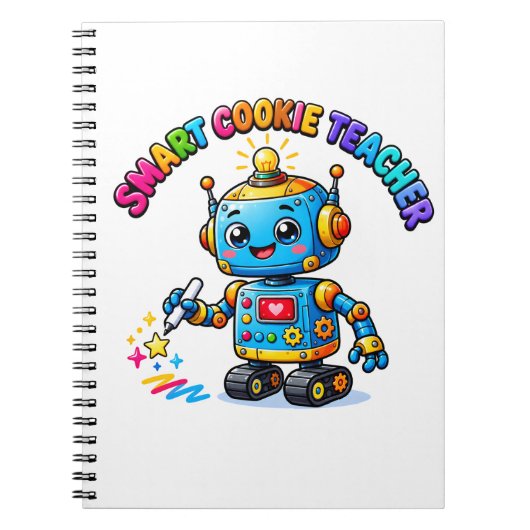Intelligentes Cookie-Lehrergeschenk Notizblock (Vorderseite)