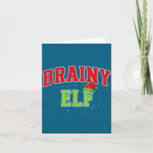 Intelligentes Elf-Christmas-Familien-Matching-Grup Karte