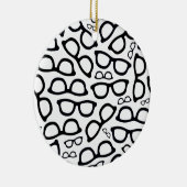 Intelligentes Glas-Muster Keramik Ornament (Rechts)