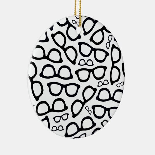 Intelligentes Glas-Muster Keramik Ornament (Rechts)