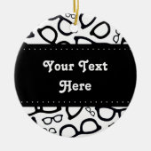 Intelligentes Glas-Muster Keramikornament (Vorne)