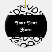 Intelligentes Glas-Muster Keramikornament (Hinten)