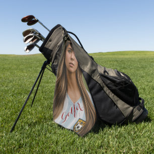 Intelligentes Golfer Mädchen Golf Handtuch
