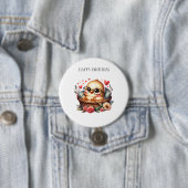 Intelligentes Küken Geburtstag Button (Beispiel)