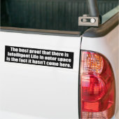 Intelligentes Leben im Weltraum Autoaufkleber (Auf Lkw)