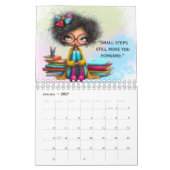 Intelligentes Mädchen Motivations-Studien-Wandkale Kalender (Jan 2027)