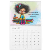 Intelligentes Mädchen Motivations-Studien-Wandkale Kalender (Jan 2027)