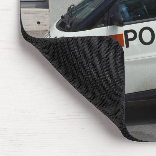 intelligentes Polizeiauto Mousepad (Ecke)