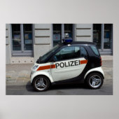 intelligentes Polizeiauto Poster (Vorne)