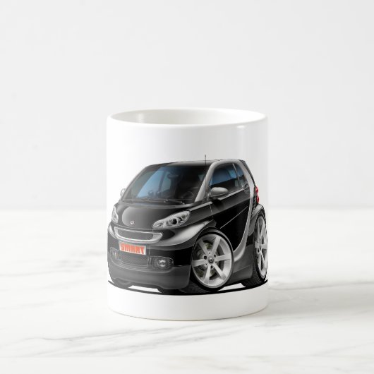 Intelligentes schwarzes Auto Kaffeetasse (Mittel)