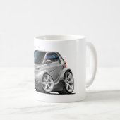 Intelligentes silbernes Auto Kaffeetasse (VorderseiteRechts)