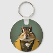 Intelligentes Streifenhörnchen Schlüsselanhänger (Rückseite)