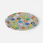 "Intelligentes Telefon-" Papier-Teller Pappteller (Schrägansicht)