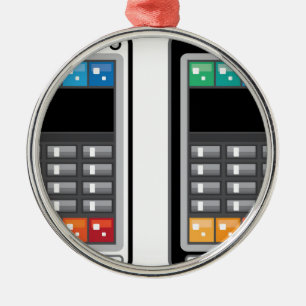 Intelligentes Telefon Silbernes Ornament