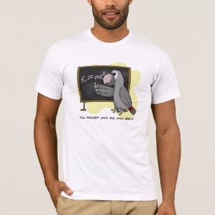 Intelligentes Timneh afrikanisches Grau-T-Shirt T-Shirt