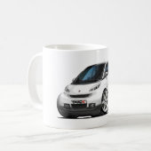 Intelligentes weißes Auto Kaffeetasse (Vorderseite Links)
