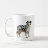 Intelligenz des Blue Merle Australian Shepherd Kaffeetasse (Links)