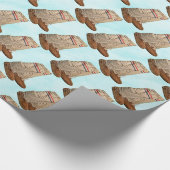 Intelligenz im Schnee Geschenkpapier (Ecke)