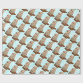 Intelligenz im Schnee Geschenkpapier (Flach)