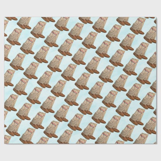 Intelligenz im Schnee Geschenkpapier (Flach)