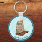 Intelligenz im Schnee Schlüsselanhänger (Vorderseite)