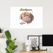 Intelligenz ist tödlich poster (Heimbüro)