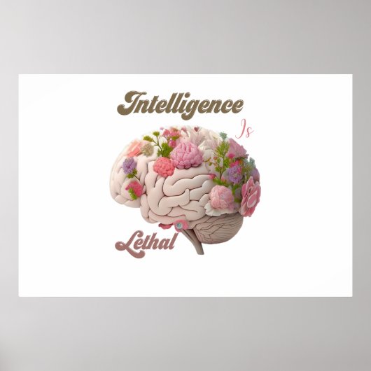 Intelligenz ist tödlich poster (Vorne)