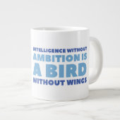 Intelligenz - Jumbo-Tasse (Vorderseite Rechts)