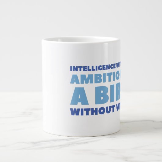 Intelligenz - Jumbo-Tasse (Vorderseite)