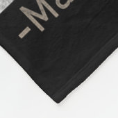 Intelligenz Plus Charakter Mlk Tag Schwarze Geschi Fleecedecke (Ecke)
