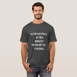 Intelligenz-T - Shirt für Männer