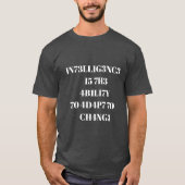 Intelligenz-T - Shirt für Männer (Vorderseite)