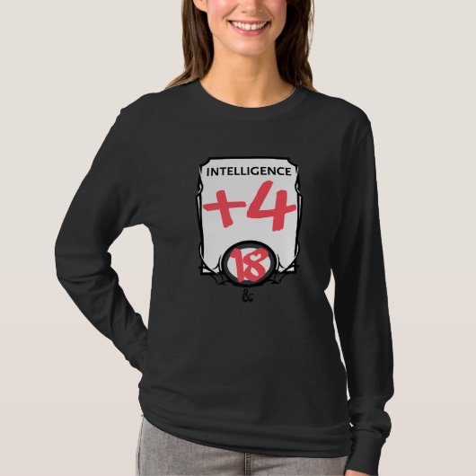 Intelligenz von Dungeons & Dragons T-Shirt (Vorderseite)