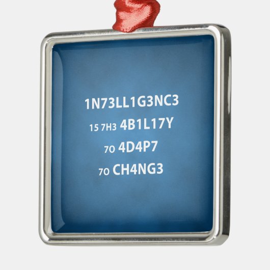 Intelligenzangebot Premium Square Ornament (Links)