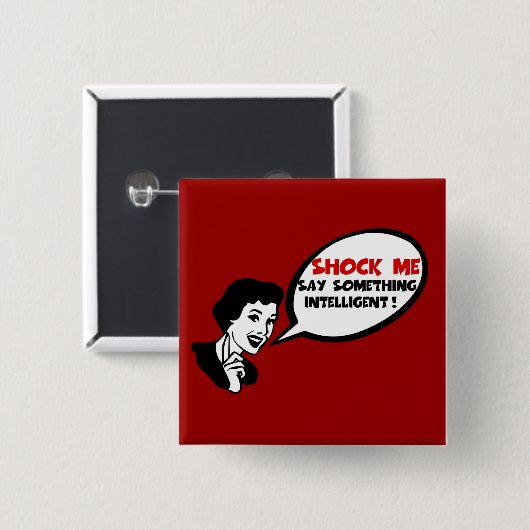 Intelligenzbeleidigung Button (Vorne & Hinten)