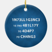 Intelligenzkostenkreislauf Keramik Ornament (Hinten)