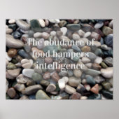Intelligenzweisheit inspirierendes Poster (Vorne)