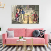 Intemperance, Platte 5 von "Die notwendige Qualifi Leinwanddruck (Insitu (Wohnzimmer))