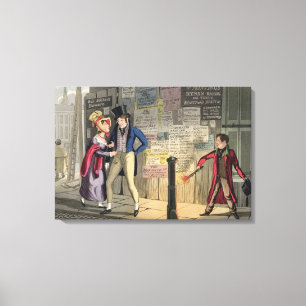 Intemperance, Platte 5 von "Die notwendige Qualifi Leinwanddruck