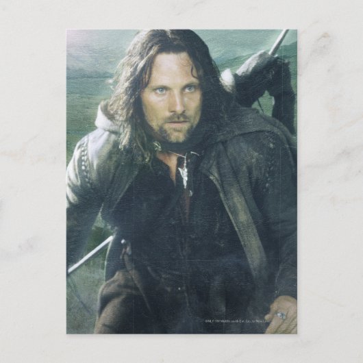 Intense Aragorn Postkarte (Vorderseite)