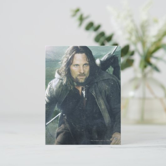 Intense Aragorn Postkarte (Stehend Vorderseite)