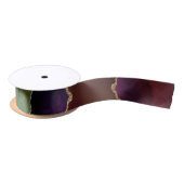 Intense Dark Agate | Moody Rainbow Jewel Tone Satinband (Spule)
