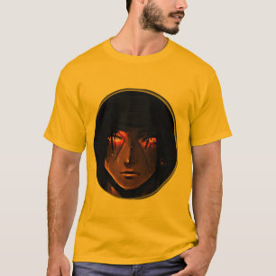 Intense Eyes Anime Art T - Shirt - Bold Graphic T-