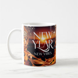 Intense Fire Sunset "New Year, New Vibes" Premium  Kaffeetasse