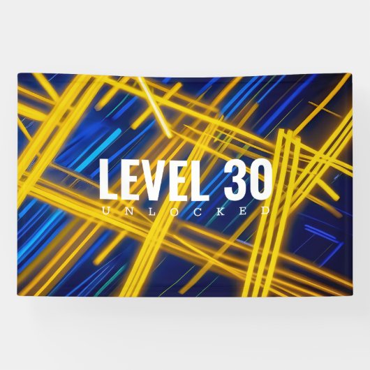 Intense Futuristic Neon Chaotic Digital Light Banner (Horizontal)