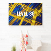 Intense Futuristic Neon Chaotic Digital Light Banner (InSitu)