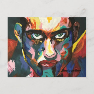 Intense Man Postkarte