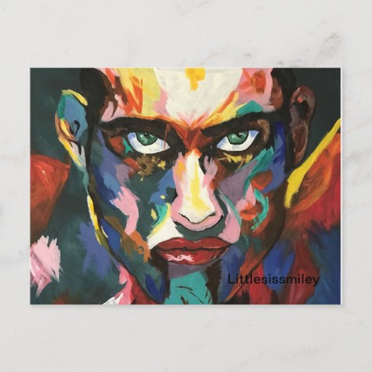 Intense Man Postkarte (Vorderseite)